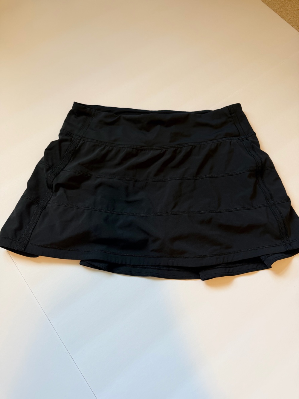 lululemon athletica Black Women's tennis skirt with shorts